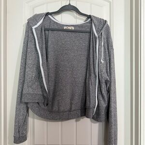 Hollister Heather Gray Women's Zip-Up